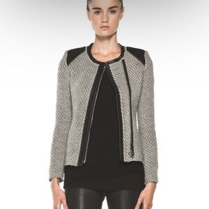 Iro Natasha Gray Textured Jacket